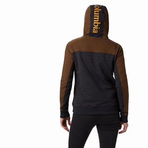 Columbia Lodge™ Full Zip Hoodie Dam Svarta/Olivgröna (EBNFX2856)